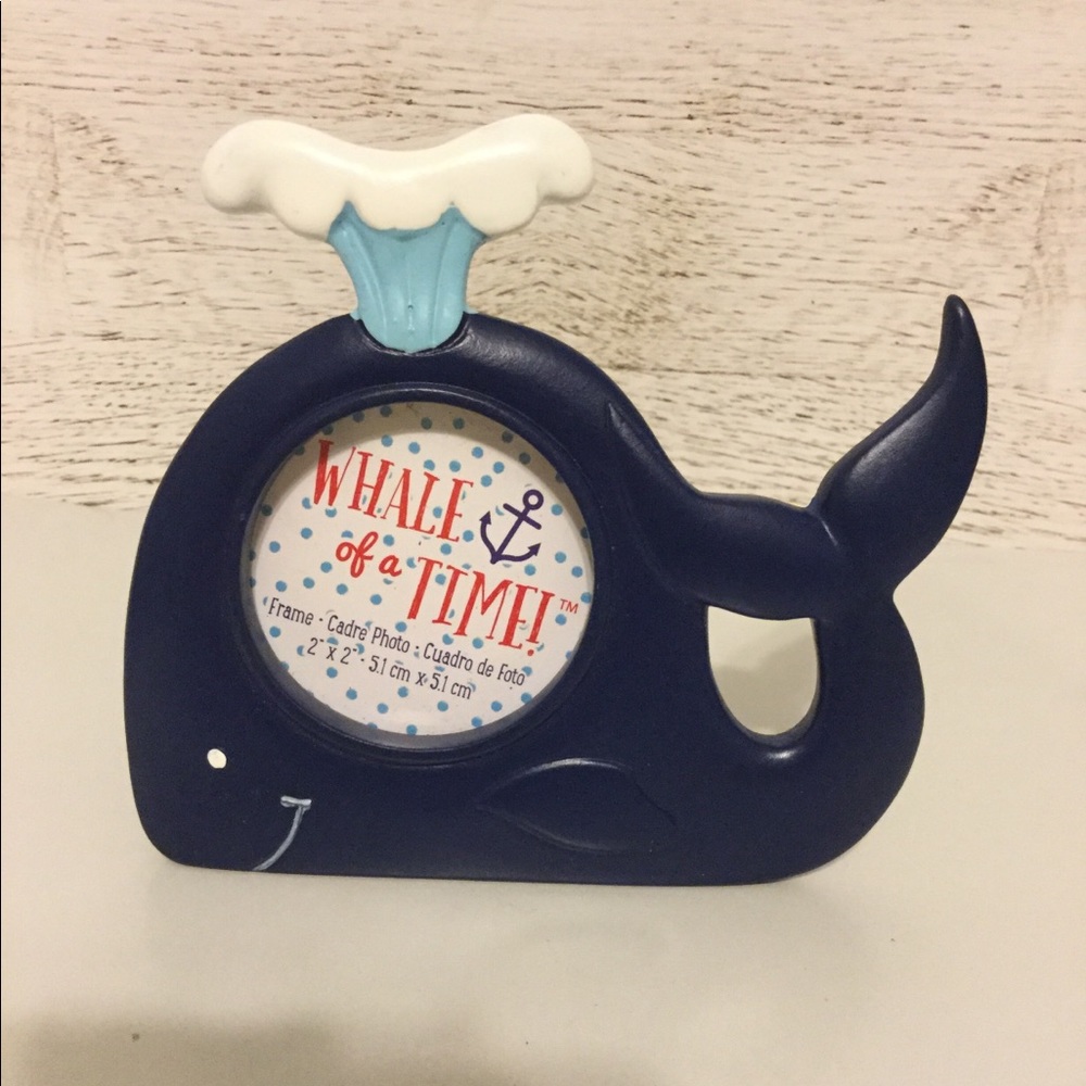 Whale of a Photo Frame Nursery Baby Shower